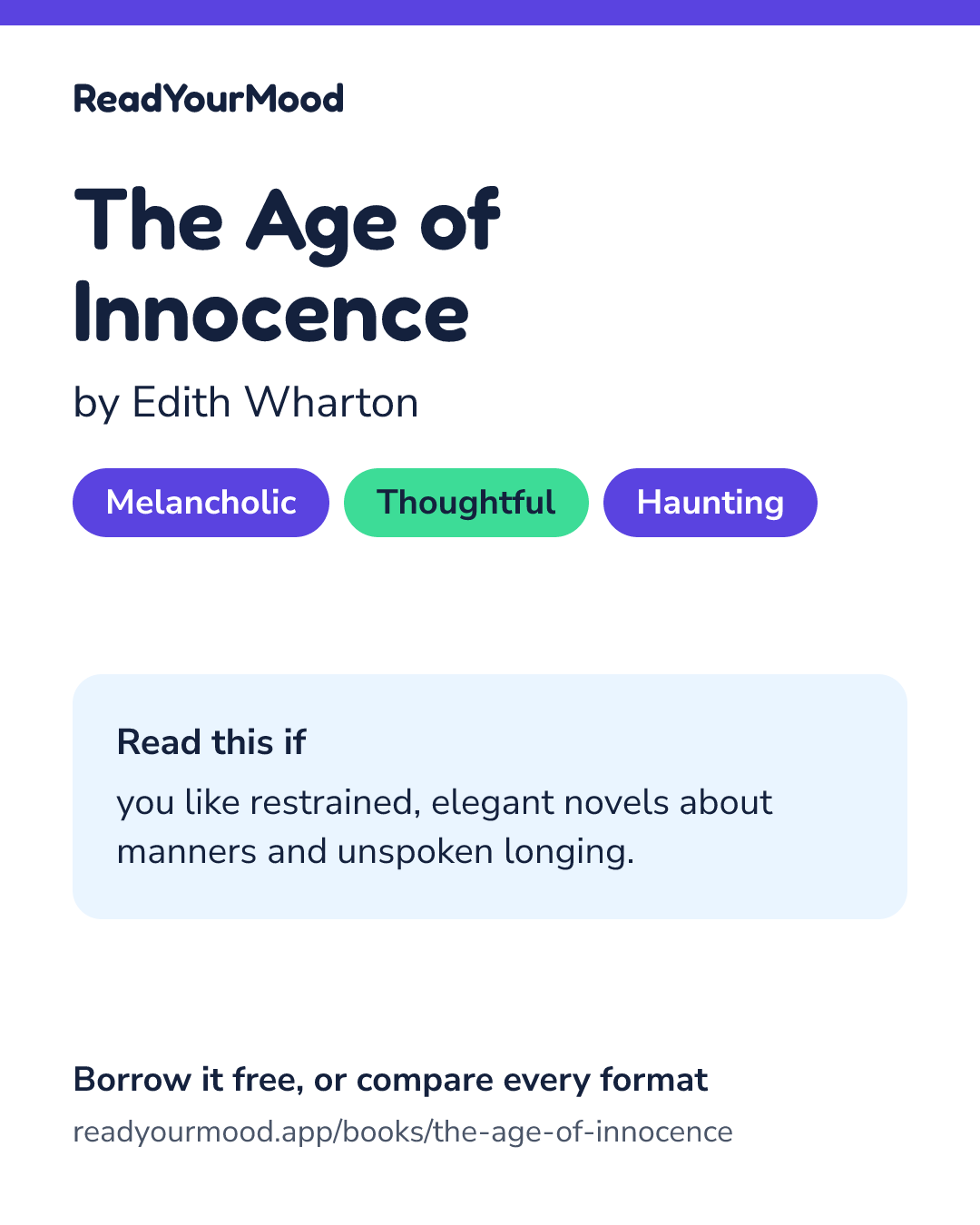 Share card for The Age of Innocence