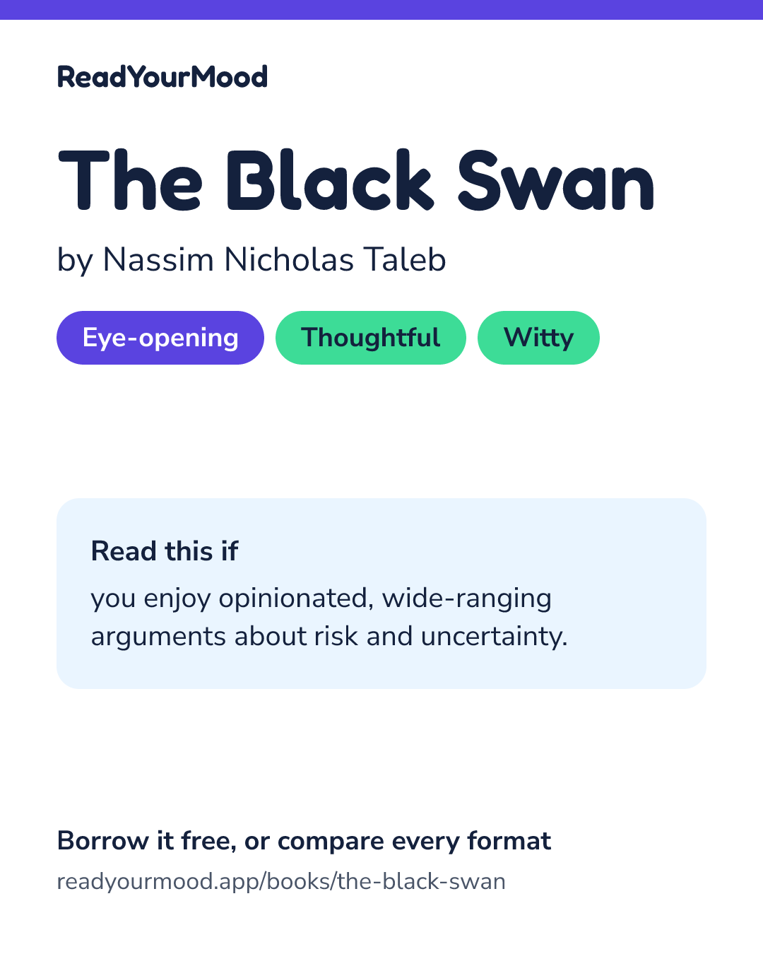 Share card for The Black Swan