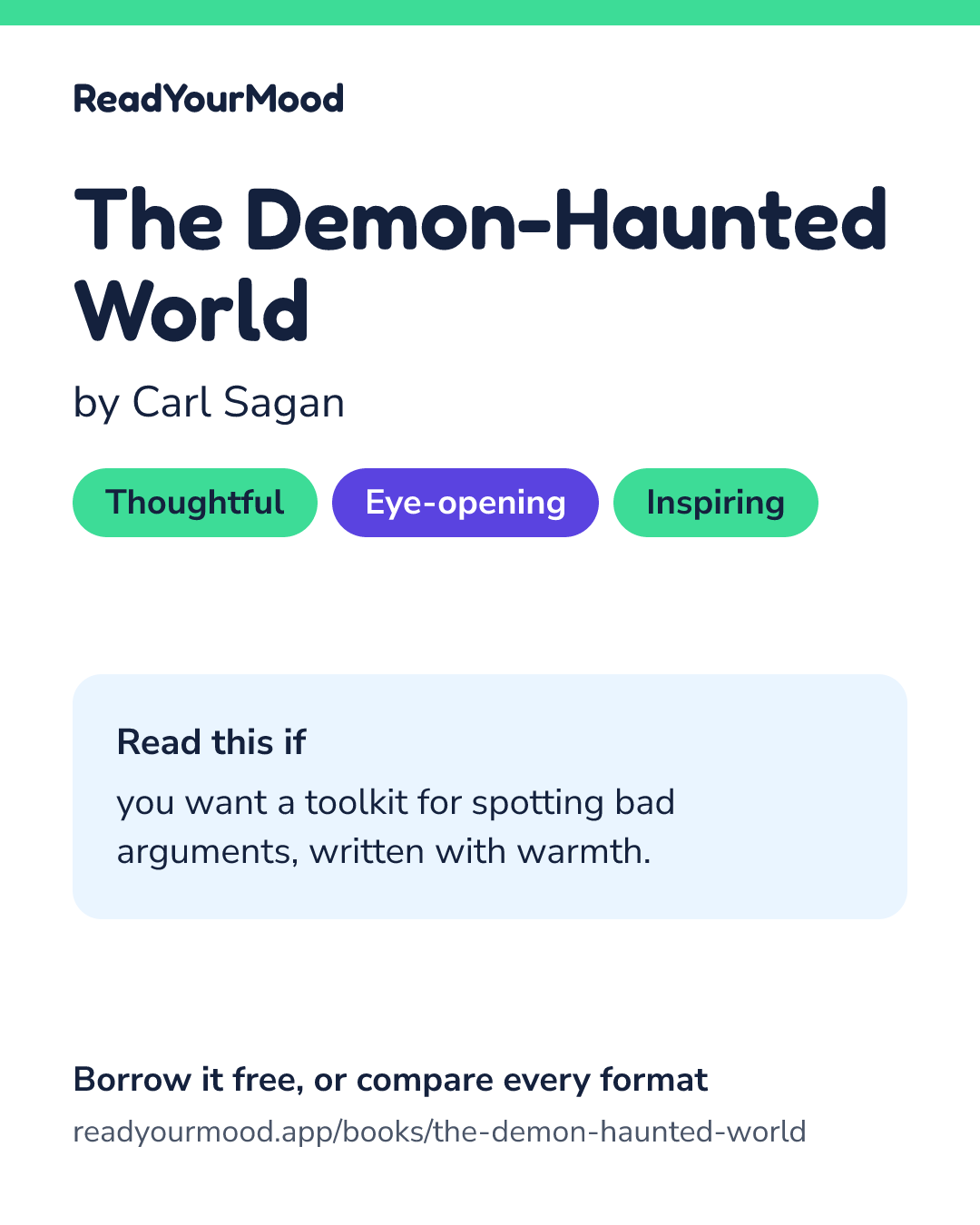 Share card for The Demon-Haunted World