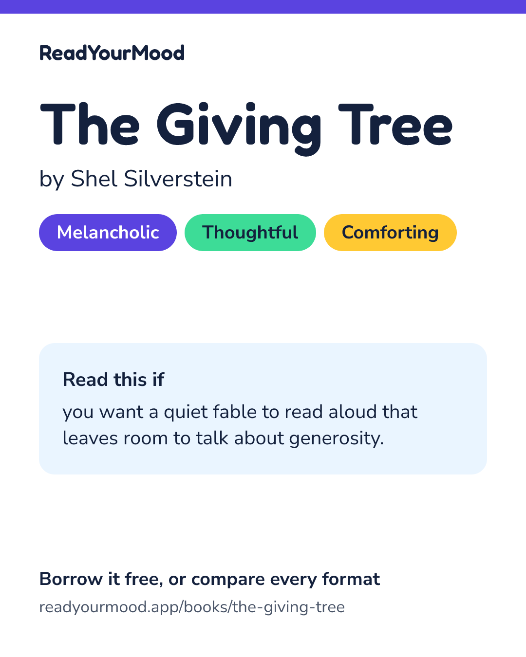 Share card for The Giving Tree