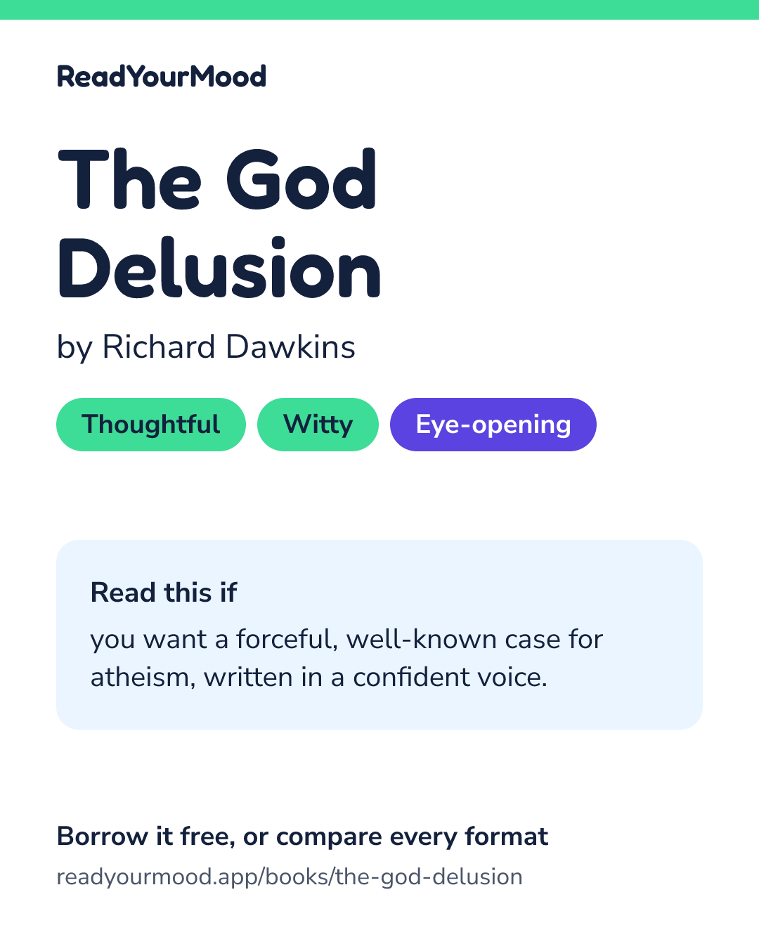 Share card for The God Delusion