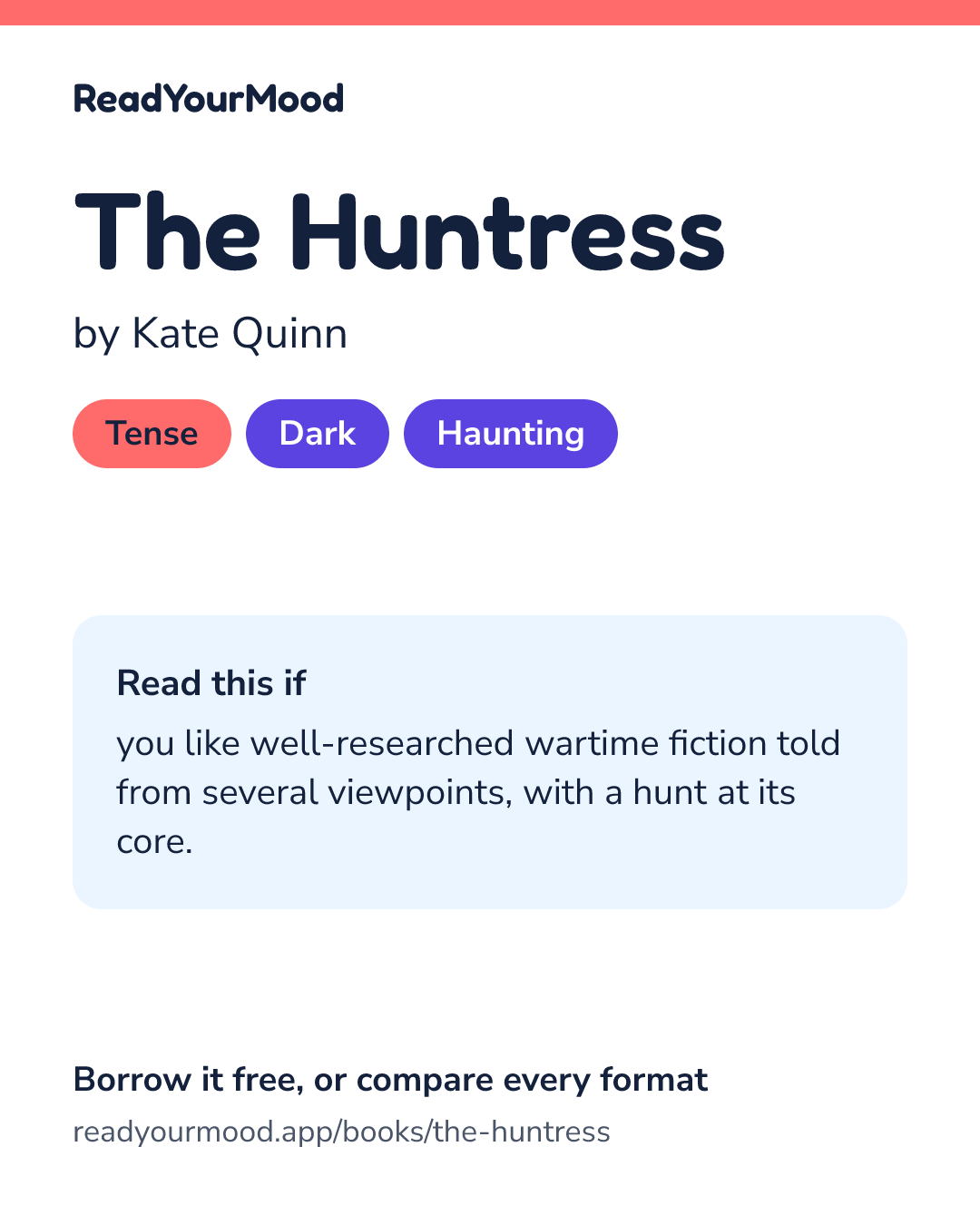 Share card for The Huntress