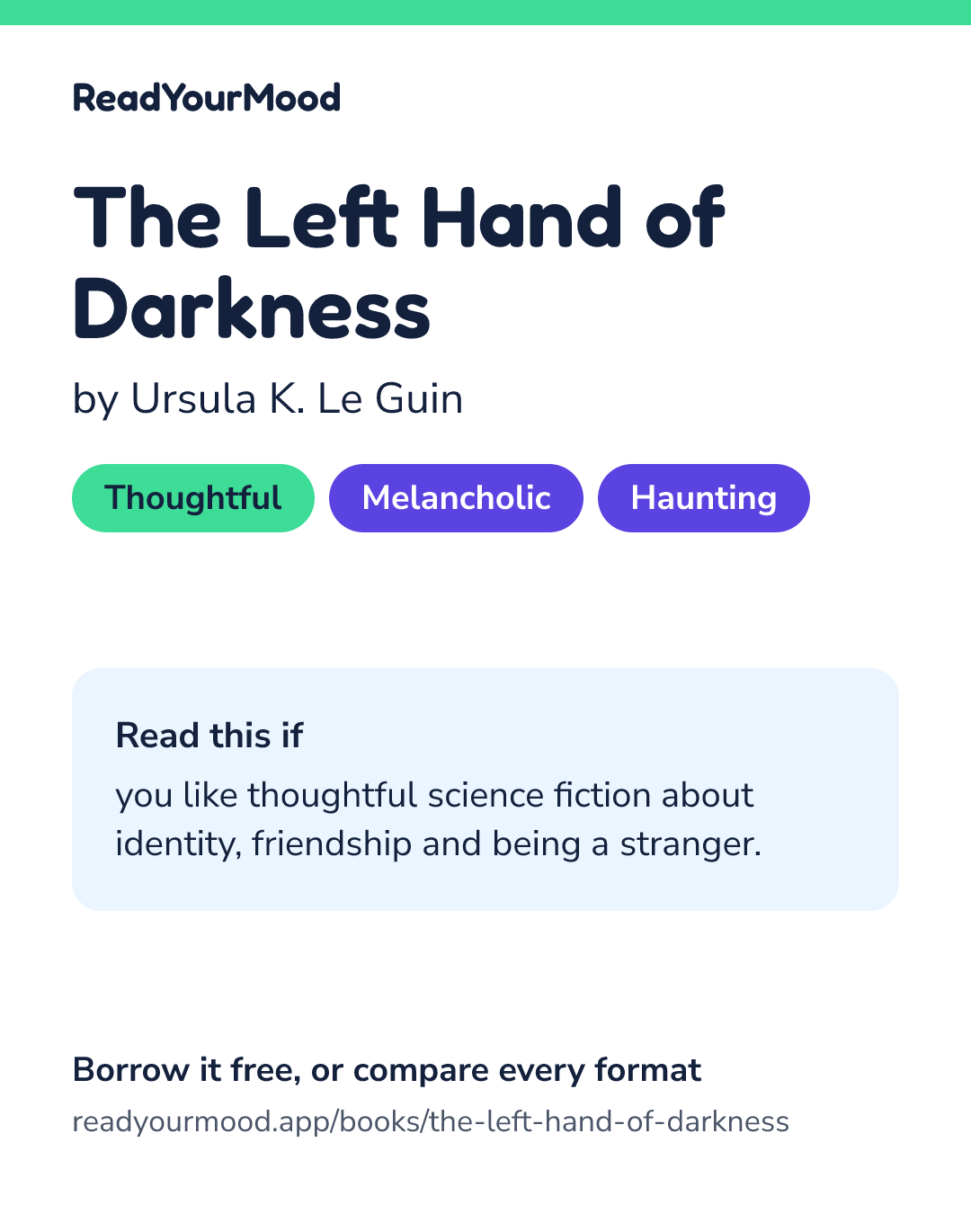 Share card for The Left Hand of Darkness