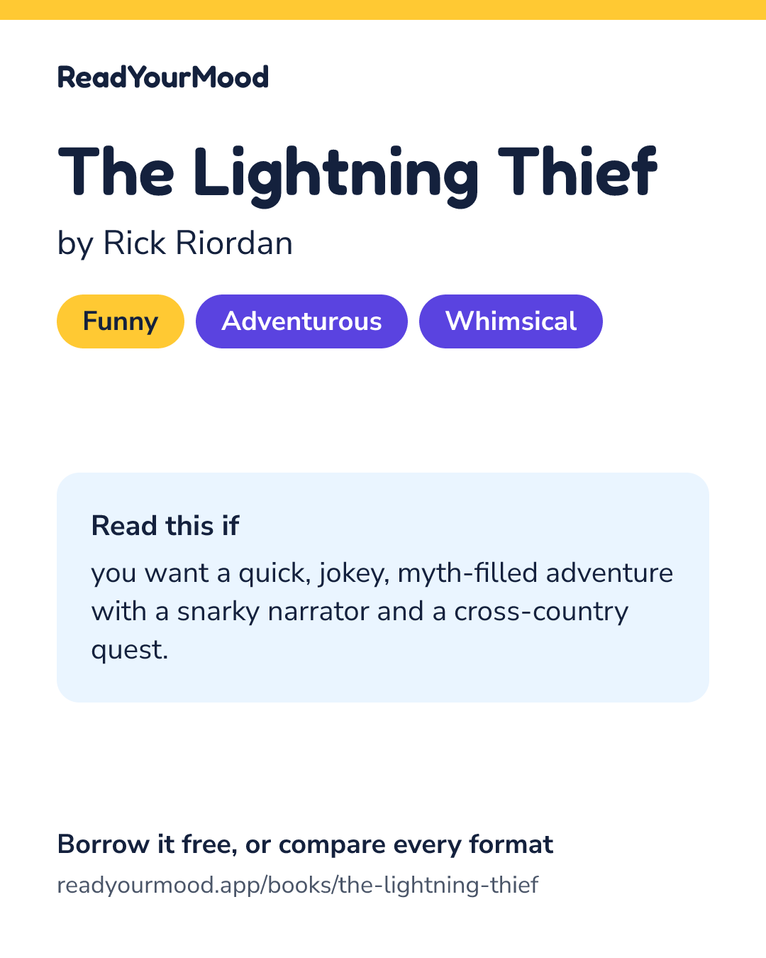 Share card for The Lightning Thief