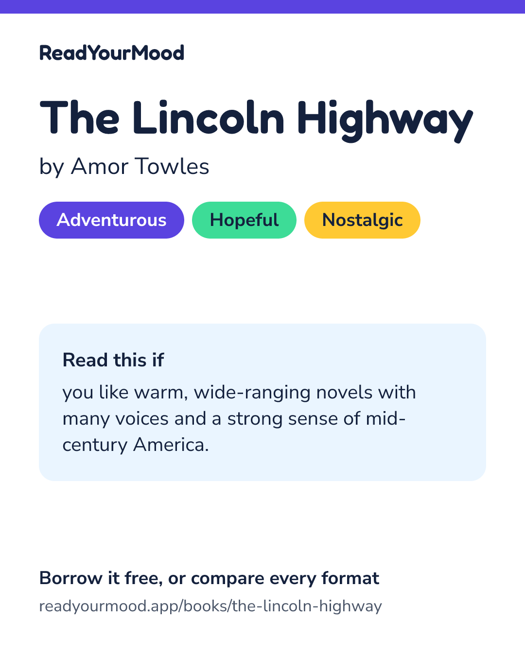 Share card for The Lincoln Highway