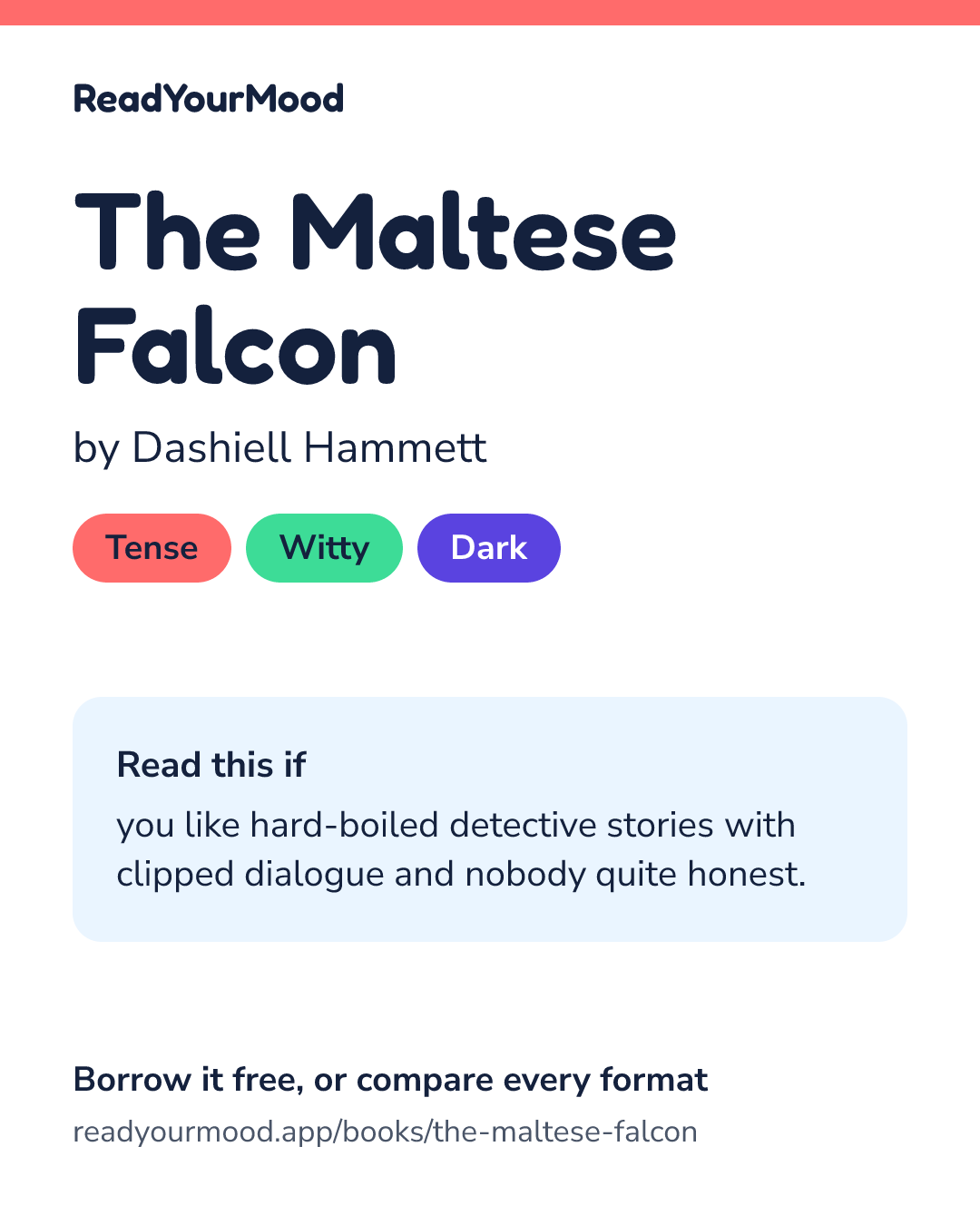 Share card for The Maltese Falcon