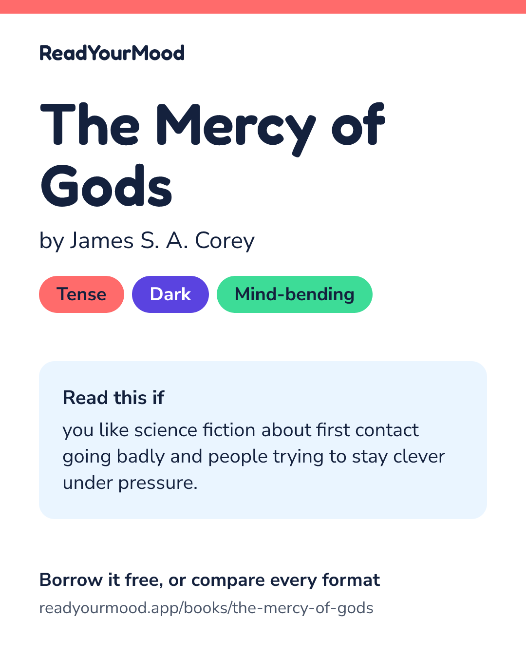 Share card for The Mercy of Gods