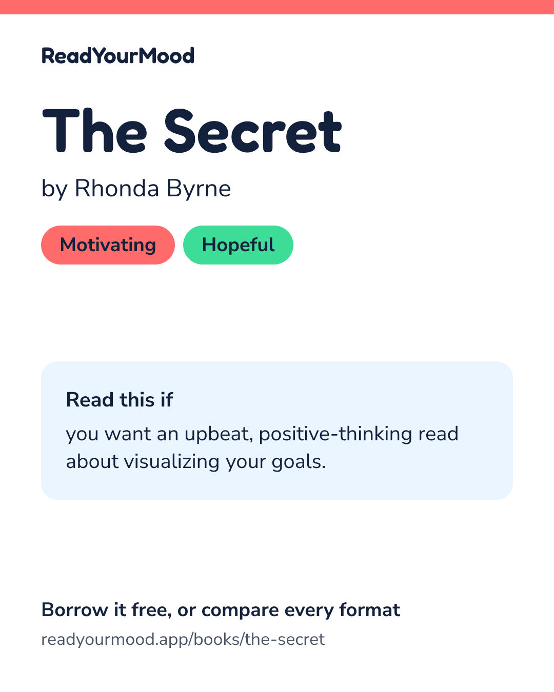 Share card for The Secret
