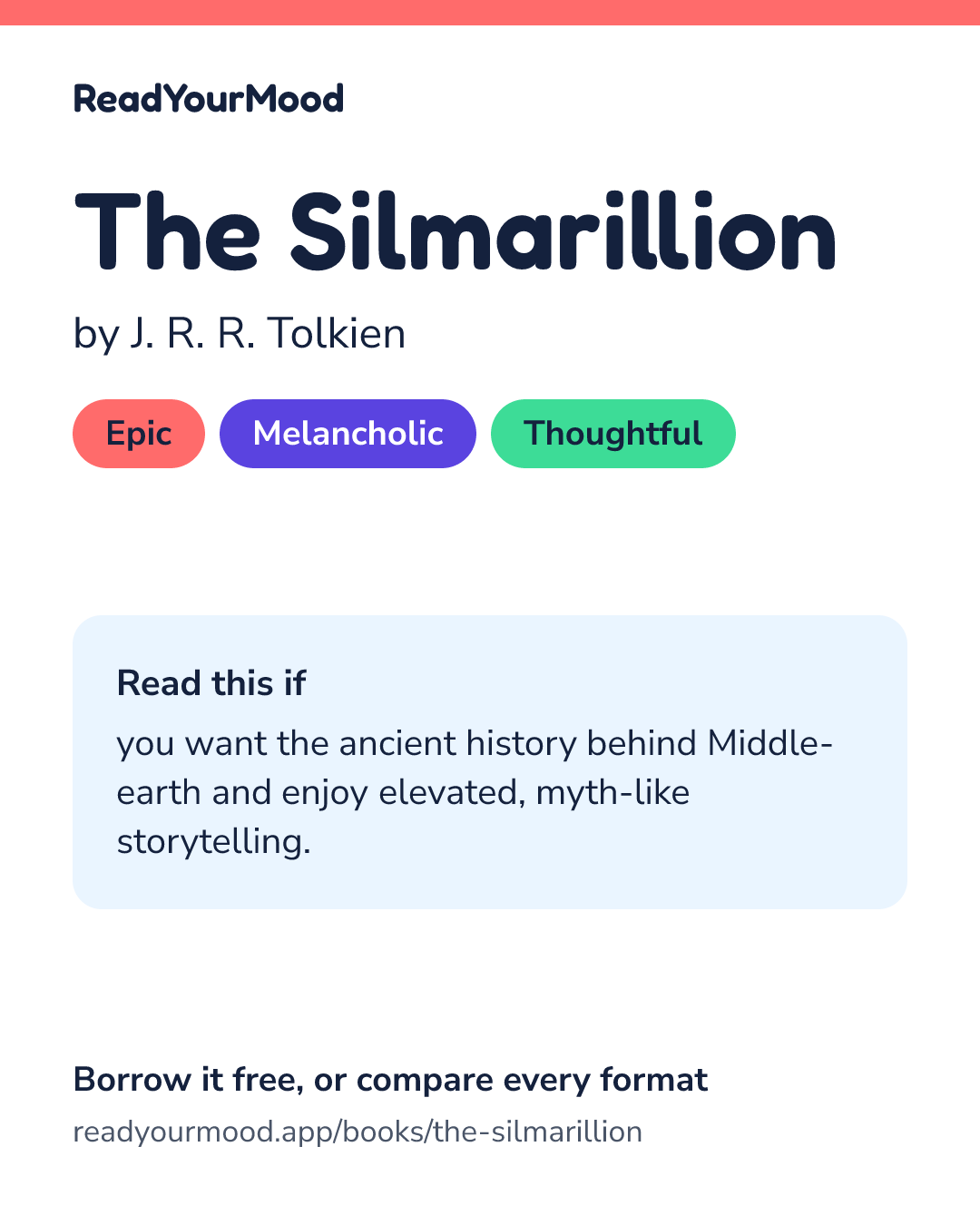 Share card for The Silmarillion
