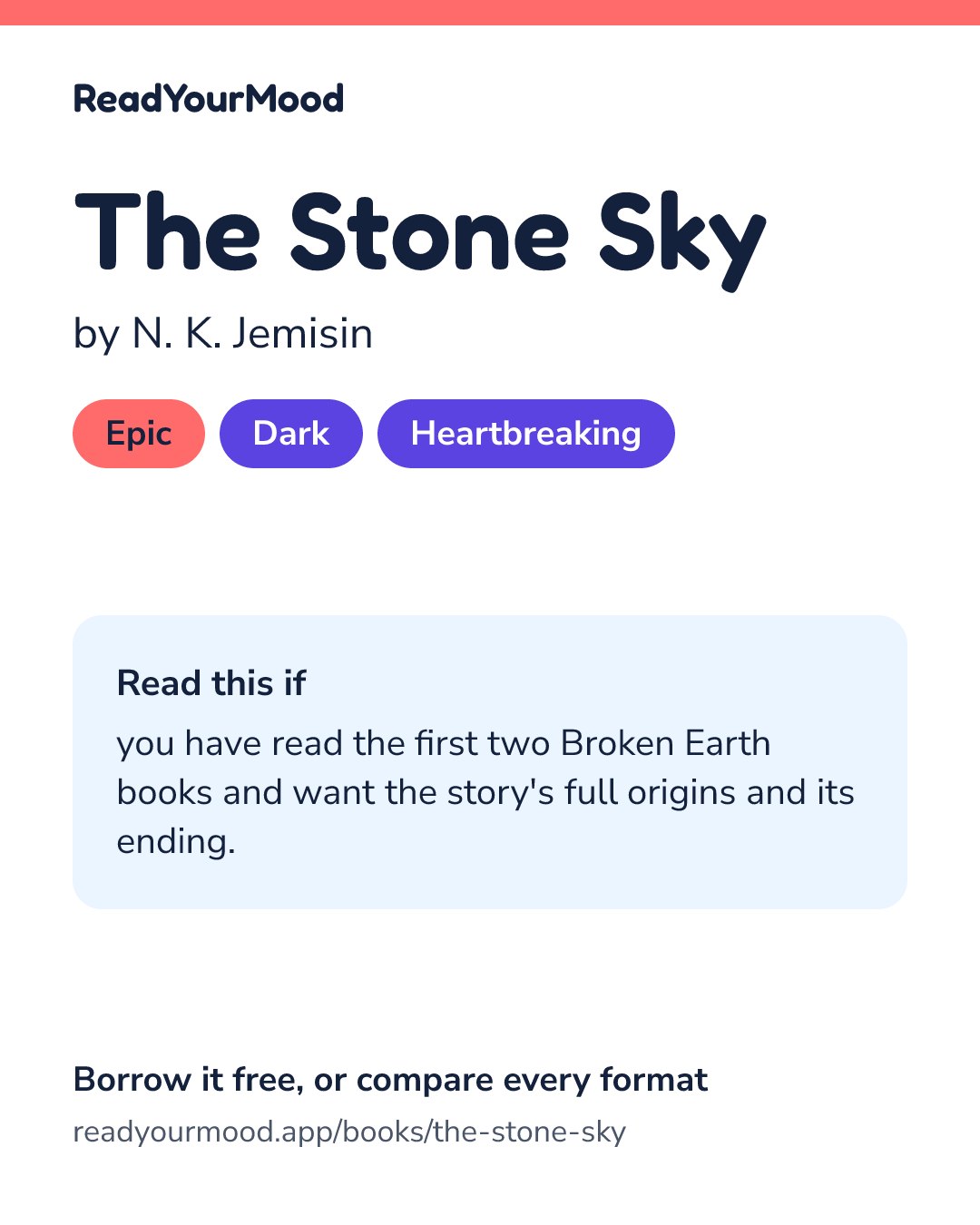 Share card for The Stone Sky