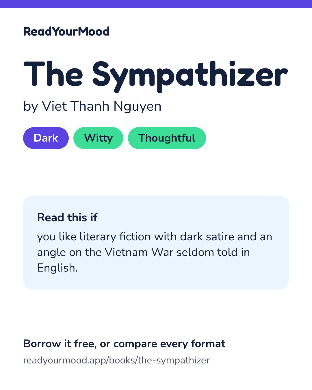 Share card for The Sympathizer
