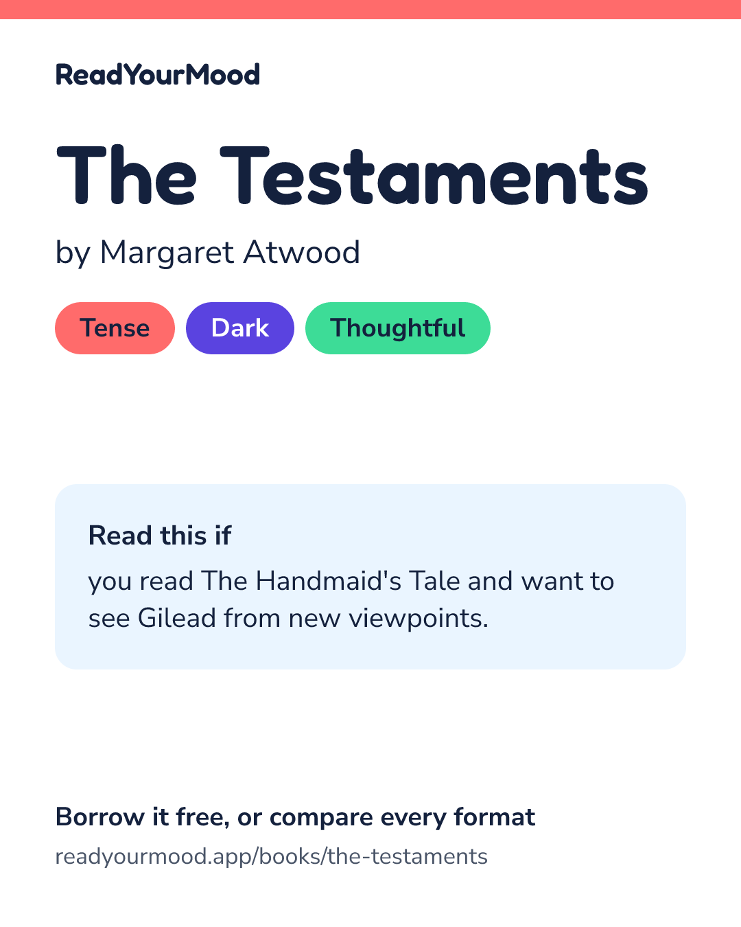 Share card for The Testaments