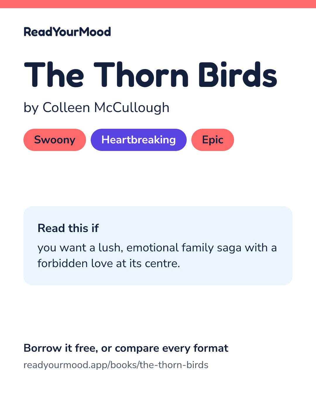 Share card for The Thorn Birds