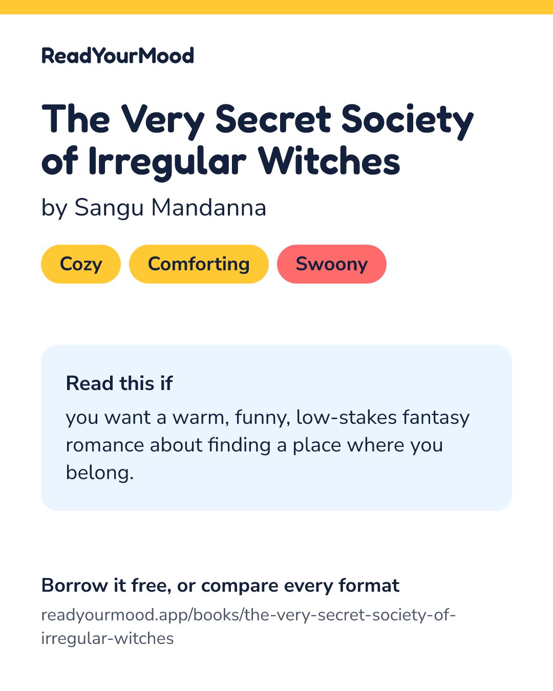 Share card for The Very Secret Society of Irregular Witches