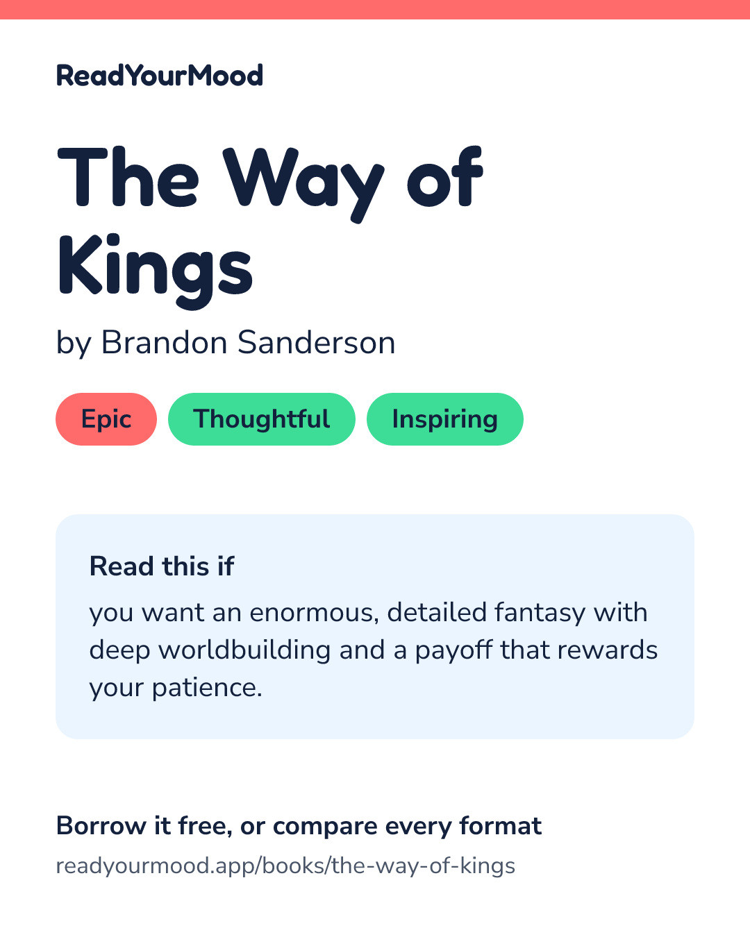 Share card for The Way of Kings