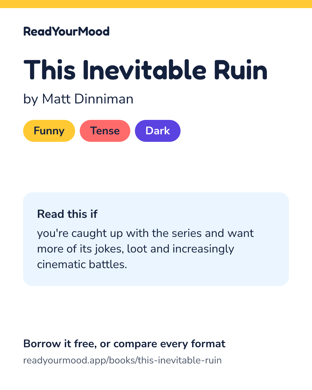 Share card for This Inevitable Ruin