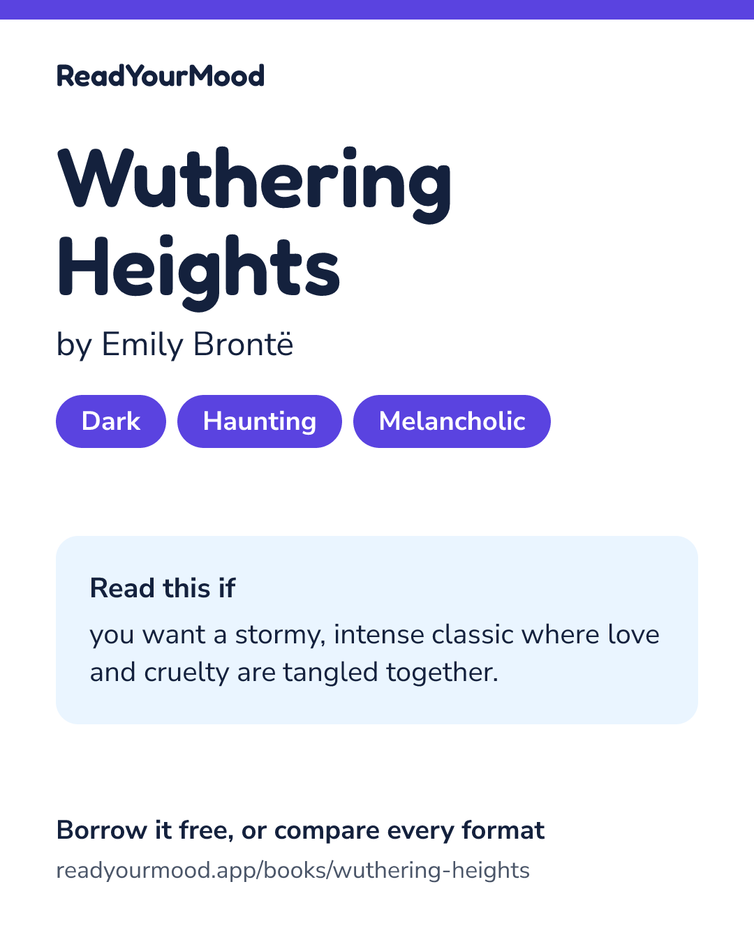 Share card for Wuthering Heights